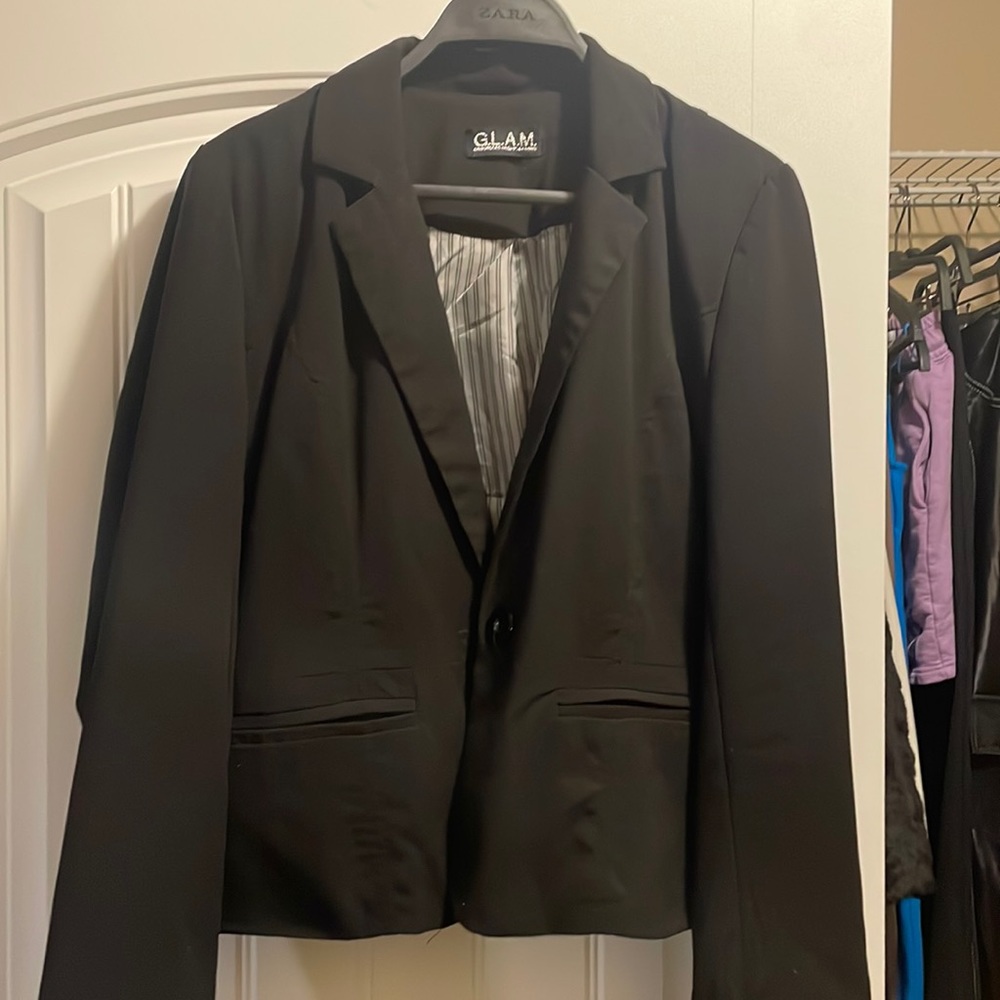 Black Suit Blazer